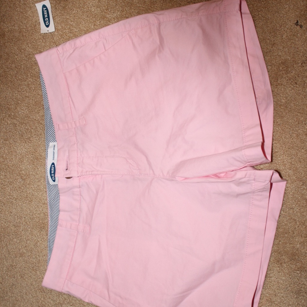 New pink khaki Shorts